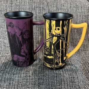 The Nightmare Before Christmas Tall Mugs Set of 2.